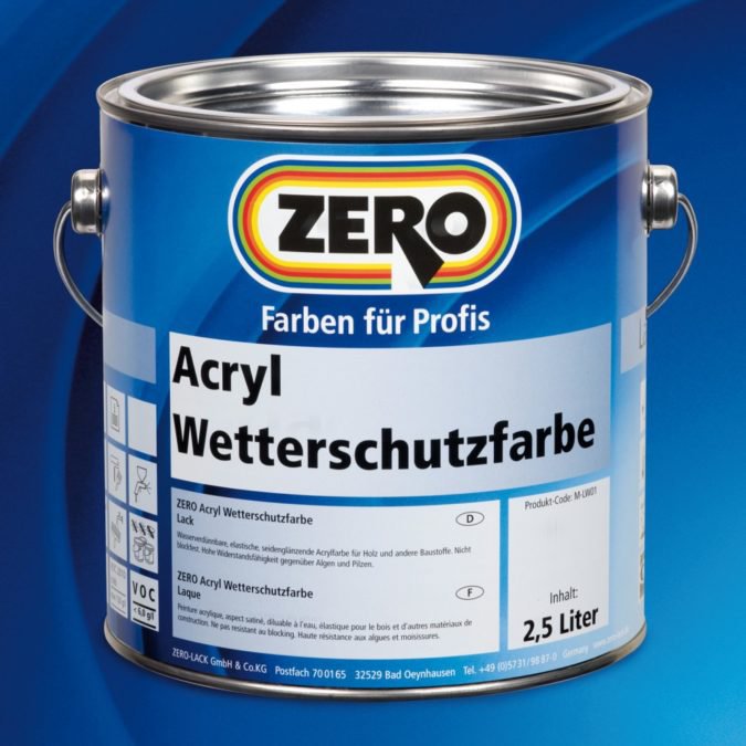 ZERO Acryl Wetterschutzfarbe