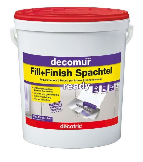DECOMUR Fill+Finish Spachtel Ready