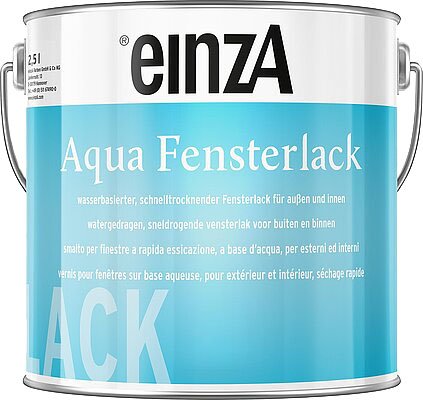 einzA Aqua Fensterlack