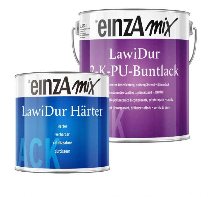 einzA Lawidur 2K-PU-Buntlack und Härter