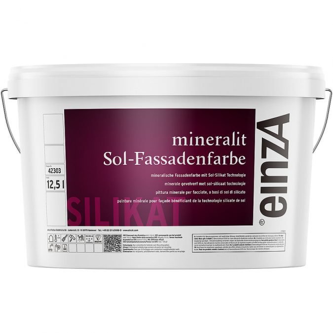 einzA Mineralit Sol-Fassadenfarbe