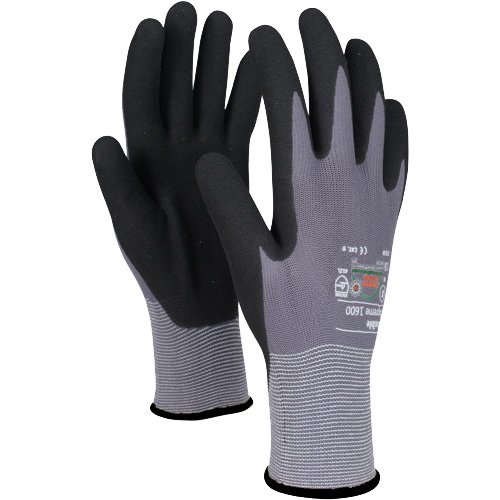 Handschuhe Flexi Grau-Schwarz