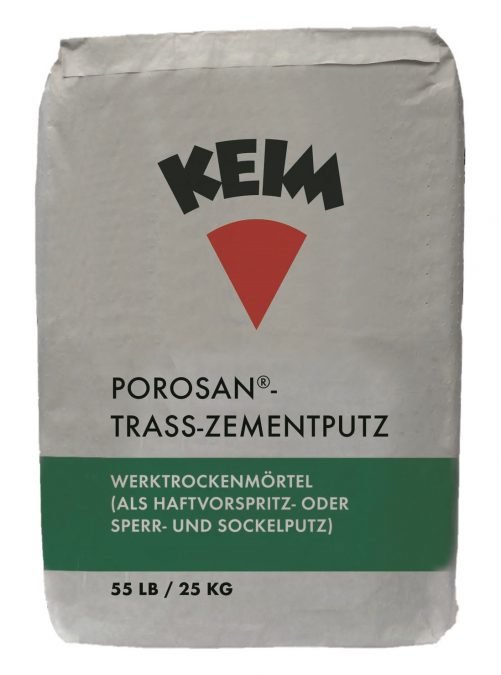 KEIM Porosan-Trass Zementputz