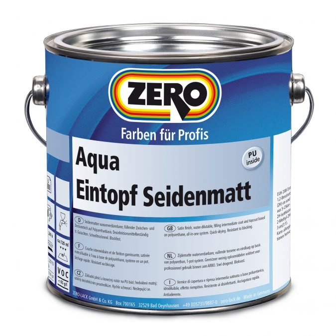 ZERO Aqua Eintopf Seidenmatt