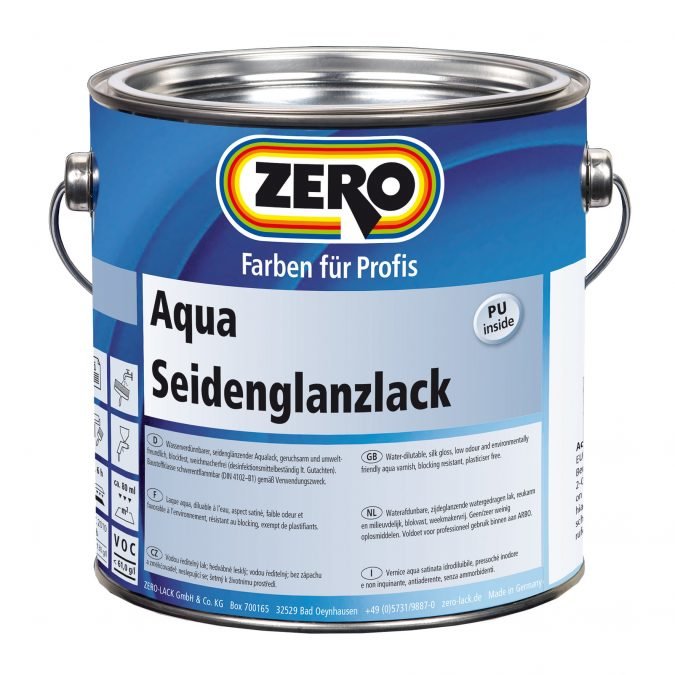 ZERO Aqua Seidenglanzlack