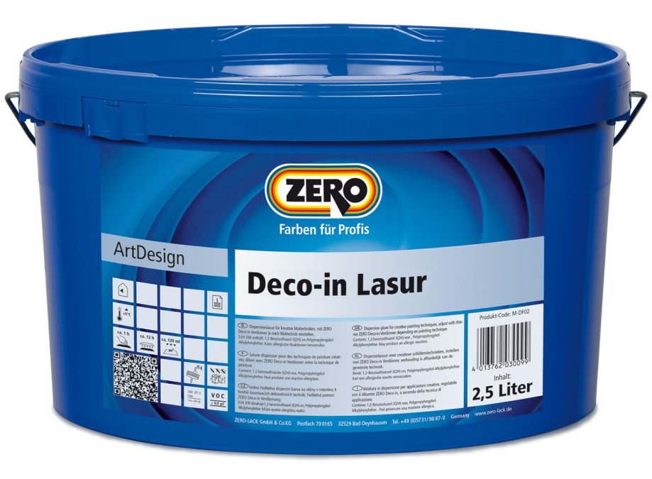 ZERO Deco-In Lasur färbig